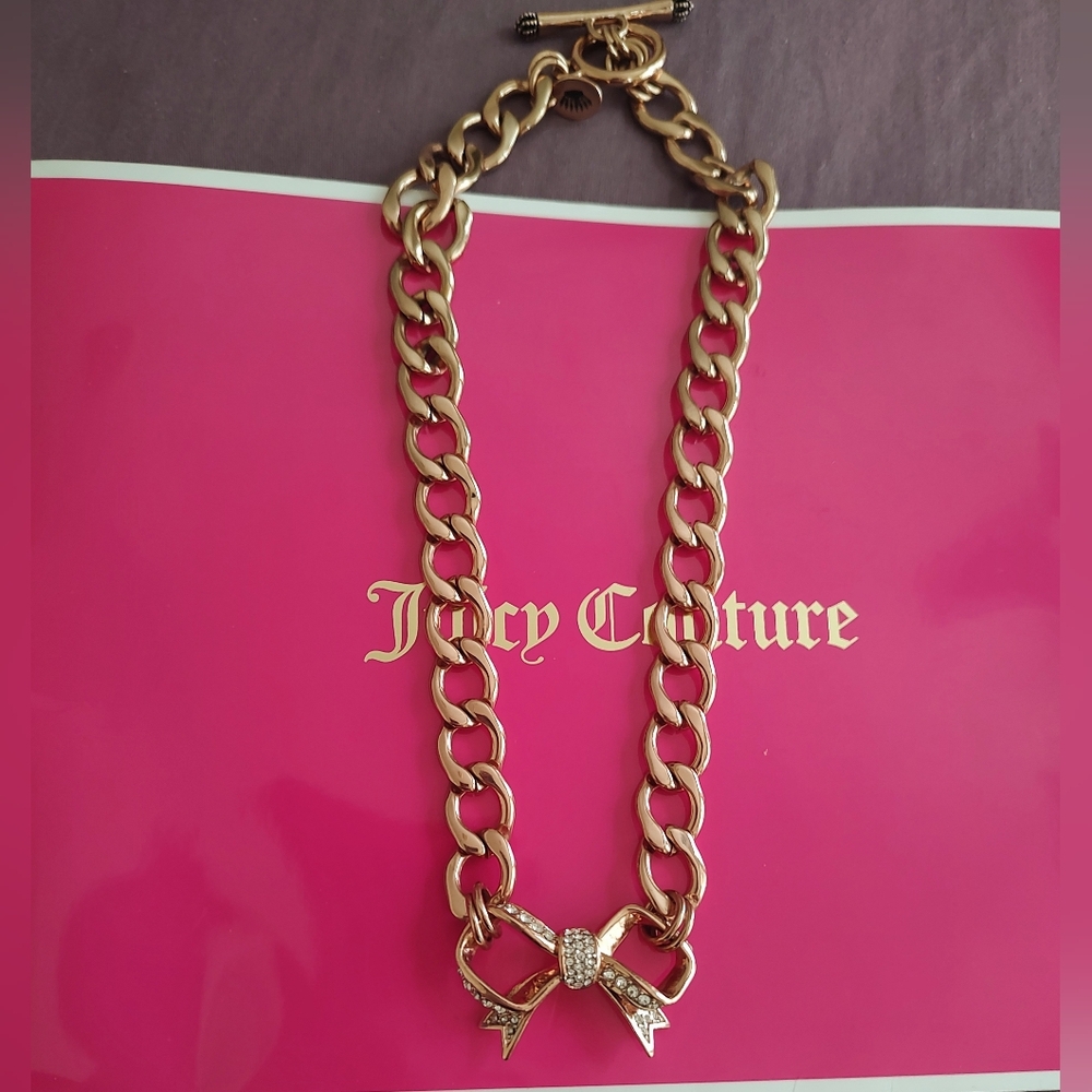 Vintage Juicy Couture Bow Necklace